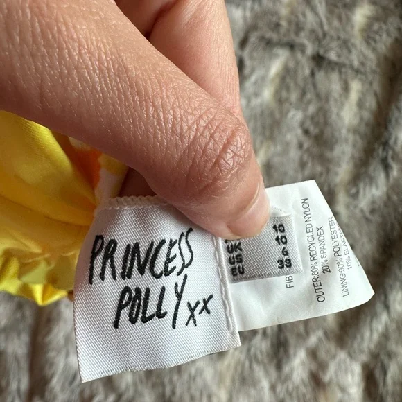 NWOT princess polly fern floral one piece bathing suit SZ 6 - Picture 8 of 8